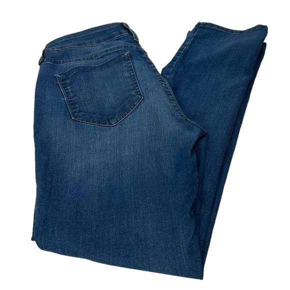 NYDJ Not Your Daughters Jeans Lift Tuck Technology Skinny Blue Jeans Women SZ 6 - Picture 1 of 15